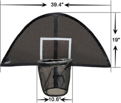 Trampoline Basketball Hoop Set with Mini Balls & Pump – Easy Assembly