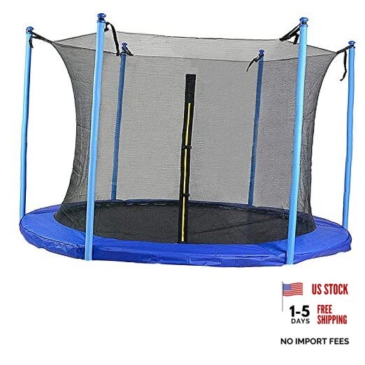 12FT /14FT /15FT Trampoline Replacement Safety Net for Round 15FT – 6 Poles