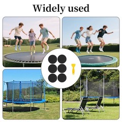 6pcs Trampoline Patch Repair Kit, 3.94×3.94in Self-Adhesive Rubber Trampoline…