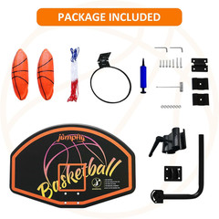 Trampoline Basketball Hoop Attachment, Basketball Hoop for Trampoline Easy to In