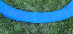 14 ft round Jump trampoline (Surround Blue Outside Mat Only) With Jumping Fun