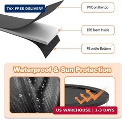 Trampoline Pad 10ft 12ft 14ft 15ft 16ft Trampoline Replacement Safety Pad, Water