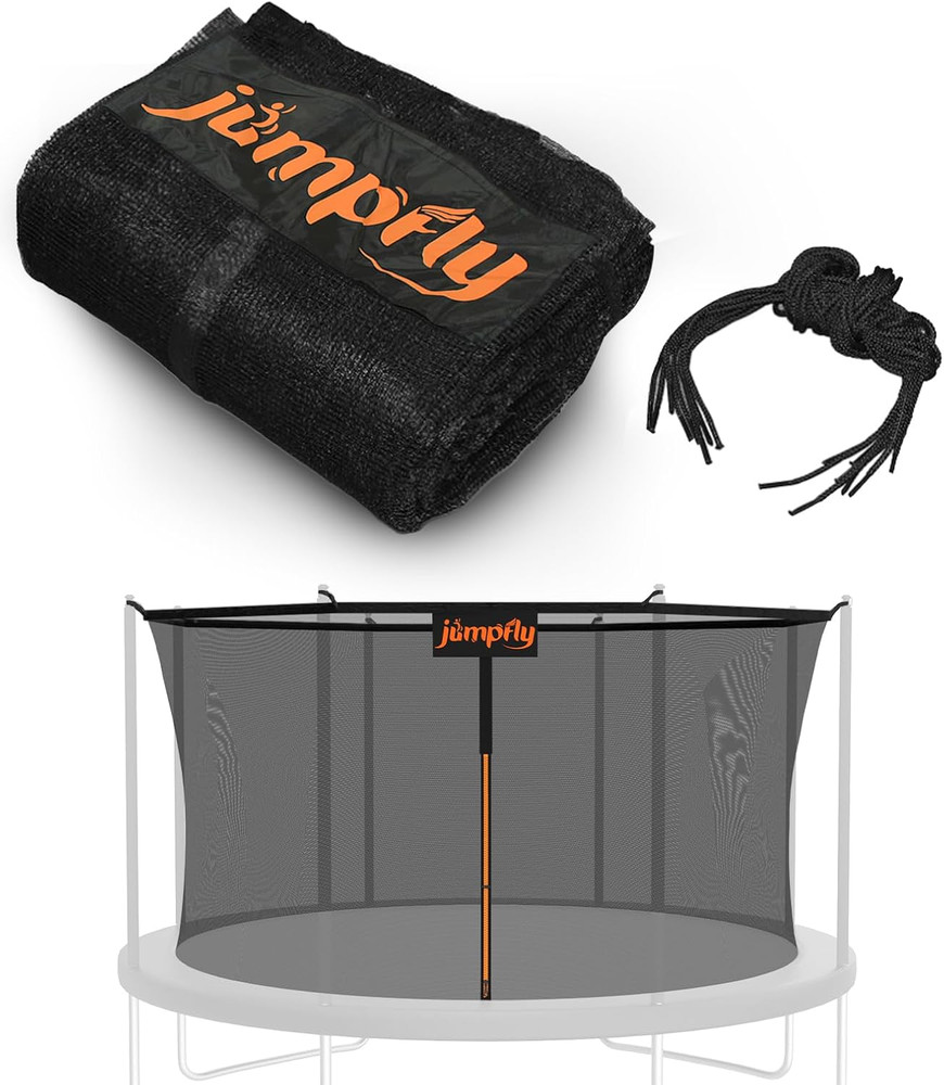 Trampoline Safety Net Replacement for 10/12/14FT Round Frames, Weather-Resistant