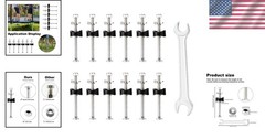 12 PCS Long Trampoline Screws and Bolts, Trampoline Bolts and Nuts, Trampolin…