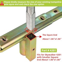 Trampoline Poles Replacement for Skywalker Or For Skywalker 4201-2xLower Tubes