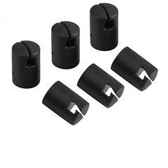 6pcs Trampoline Top Plastic End Pole Caps Net Enclosure Spare Parts Tool