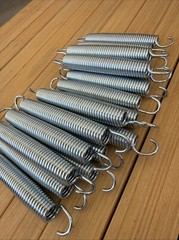 Trampoline Replacement Springs 7” Heavy-Duty Galvanised – Set of 18