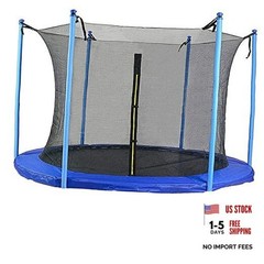 12FT /14FT /15FT Trampoline Replacement Safety Net for Round 14FT – 6 Poles
