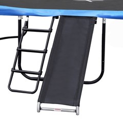 Trampoline Ladder Slide Kit Universal Galvanized Ladder with Shoe Storage Bag