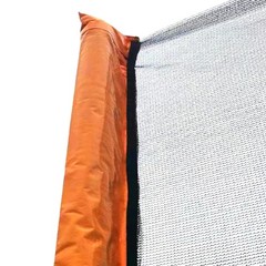 14FT Powder-coated Advanced Trampoline w/Basketball Hoop Inflator Ladder Outdoor