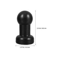 12Pcs Black Durable Plastic Trampoline Accessories Kit Replacement Pole Caps