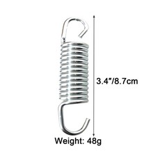 Replacement Mini Trampoline Springs Heavy Duty Galvanized 3.4 Inch 8.7 cm