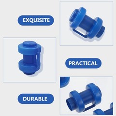 8Pcs Large Trampoline Enclosure Pole Caps Trampoline Caps Plastic Replacements
