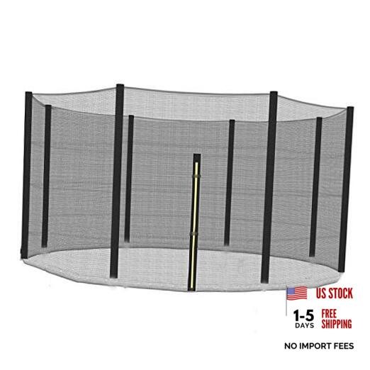 Trampoline 10FT 12FT 14FT Replacement Safety Enclousure Net for 10FT – 8 Poles