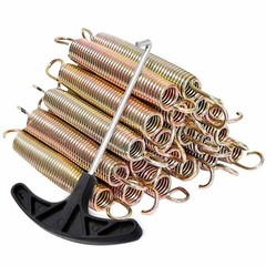 ACWARM HOME 20pcs Trampoline Springs 6.5 Inch Heavy Duty Galvanized Steel High