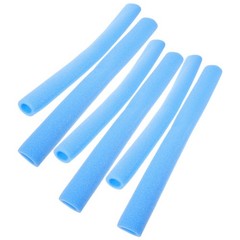 6 Pcs Trampoline Cover Empty Round Tube Fitting Pole Padding Guard