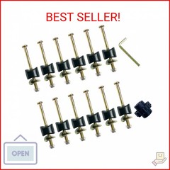 MSSVIGING 12 Pcs Long Trampoline Screws and Bolts, 3.74inches/95mm Length Trampo