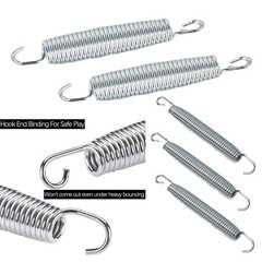 4 Pack Outdoor Trampoline Springs Replacement 6.5 Inch Heavy Duty Stainless S…
