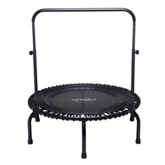JumpSport 350i 39″ Fitness Trampoline and Handle Bar with Bungees (Open Box)