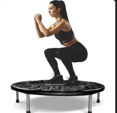 turbo Portable Foldable Trampoline 40 inch Mini Rebounder with removable handle