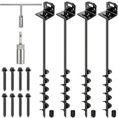 24″ Mobile Home Anchors Black