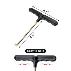 2 Pcs Trampoline Spring Pull Tool Spring Pull T-Hook for Jumping Trampoline