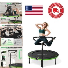 Sturdy Round Mini Trampoline 40 Inch with High Capacity and Safety Features