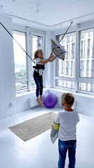 Premium Bungee for Fitness Experience. Happy Bouncing Babies