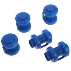 10 Pcs Trampoline Pole Covers Tops Caps for Net Poles Rod End Tip