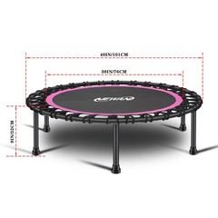 Newan 40” Silent Fitness Mini 40inch, A 40″ Round Pink (NO Handle)