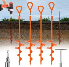 Phopich 18”/30″ Long Ground Anchor, Heavy Duty Earth Anchors Ground Anchors …