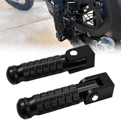 Ebike Foot Pegs,Mini Foldable 8MM Universal Motorcycle Foot Rest,Rear