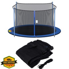 SPORTYOUTH Trampoline Net Replacement 12-15ft Safety Enclosure