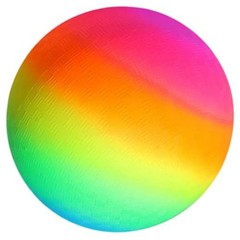 Playground Ball, 8.5 Inch Kickball for Kids Adults Indoor & Outdoor Rainbow