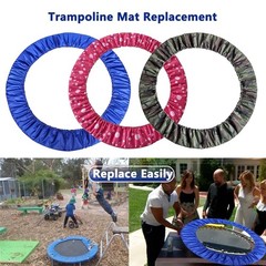 36-60 Inch Mini Trampoline Spring Cover Pad Replacement – 3-Layer Thick, Tear-Re