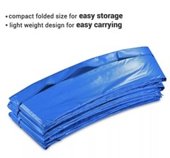 12′ FT Round Trampoline Safety Pad Replacement EPE Foam Blue Spring Frame Cover