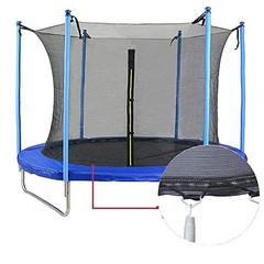 12FT /14FT /15FT Trampoline Replacement Safety Net for Round 15FT – 6 Poles