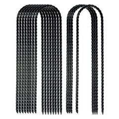 Nigh Coated Rebar Trampoline Wind Stakes Set of 12 Safety Ground Anchors Stak…