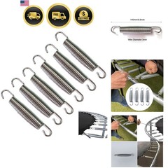 6 Pack s Replacement 5.5 Inch Heavy Duty Stainless Steel Fitness Rebounder Ex…