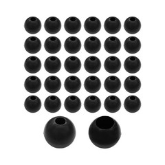 32Pcs 28.5mm Plastic Bungee Cord Toggle Balls, Rubber Rope Ball End Locks for…