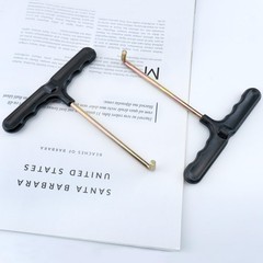 2 Pcs Trampoline Spring Pull Tool Spring Pull T-Hook for Jumping Trampoline