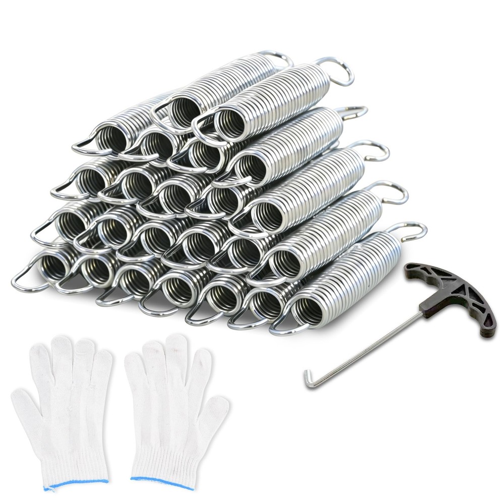 Springs with Spring Puller – Set of 24 (Set of 24, 5.5”)