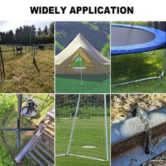 Heavy Duty U Shaped Rebar Ground Stakes Trampoline Anchors 10 Inch 24 PCS