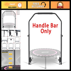Rebounder Handle Bar for 40″ Round Trampolines – Cushy Foam Grip, Fits 2.5CM Tub