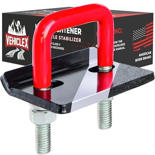 Anti-Rattle Hitch Tightener Clamp for 2.5″ Receivers – Galvanized 2.5 Inches 1