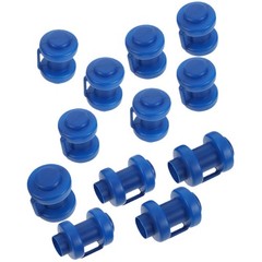 12Pcs Blue Plastic Trampoline Rod Protectors Durable Replacement Accessories