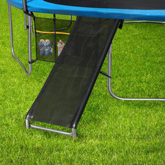Trampoline Ladder Slide Kit for Kids – Weather Resistant with Shoe Storage Bag