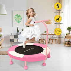 36″ Indoor Trampoline for Kids with Handle – Safe Fun for Ages 3+
