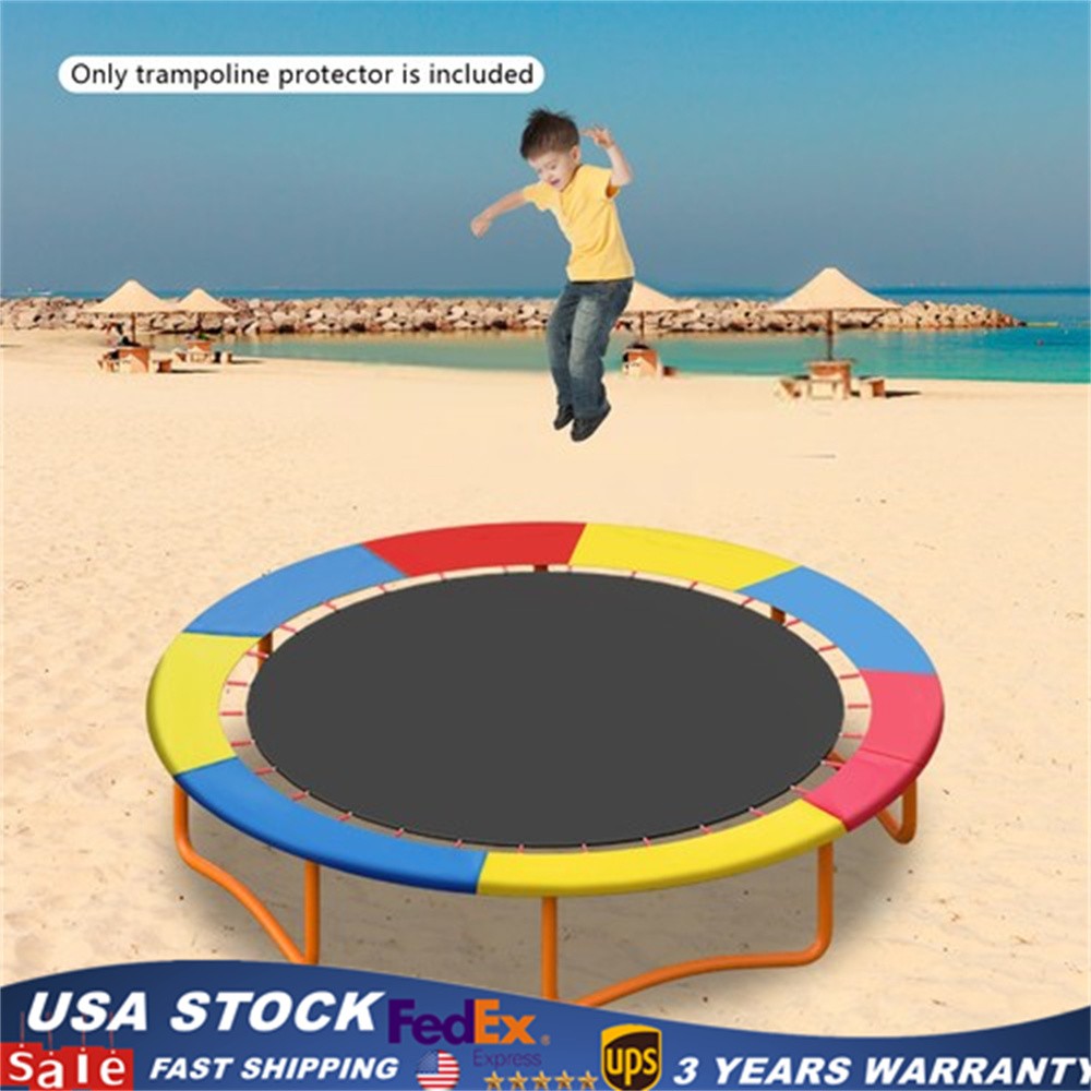 10FT Trampoline Safety Pad Replacement Universal Trampoline Cover Edge Protect