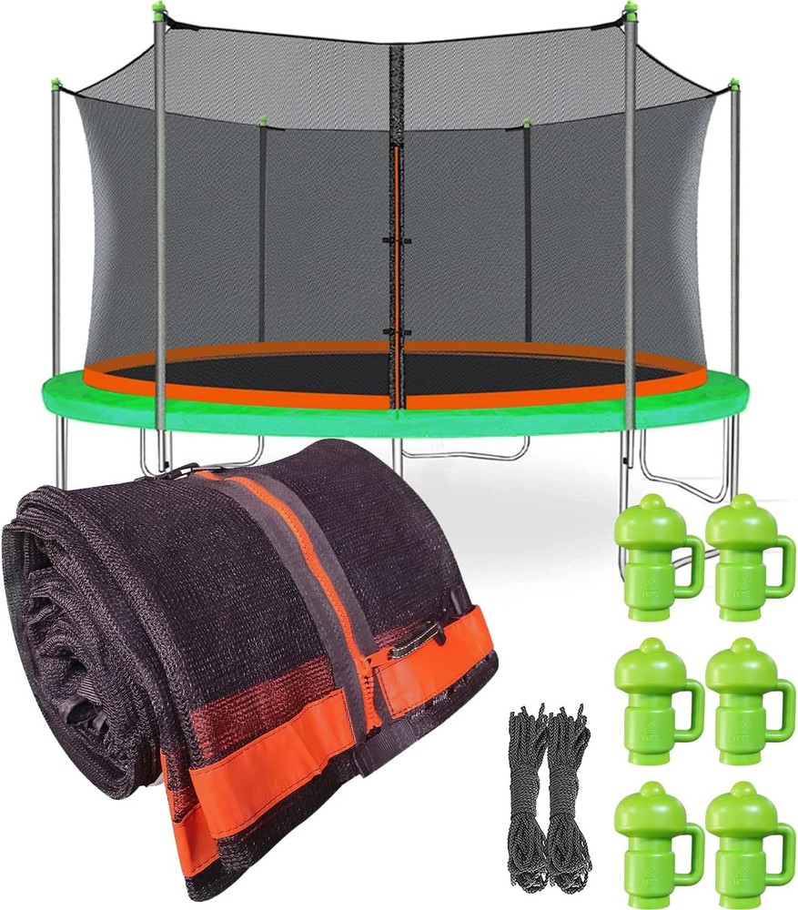 Jump Tastic Trampoline Net Replacement 12-15 ft 6 Pole